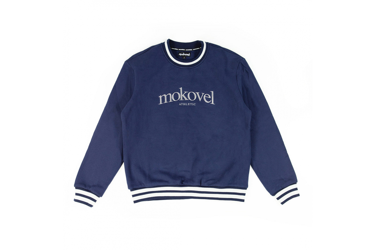 Mokovel Sweat Athletic Crewneck Blue